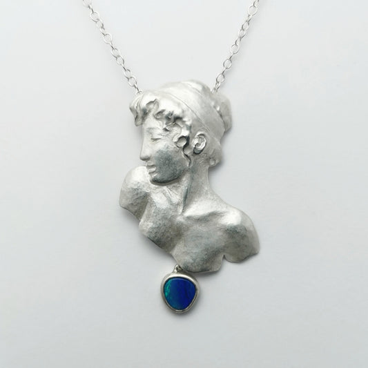 Sappho de Lesbos - pendentif (d'après Villanis)